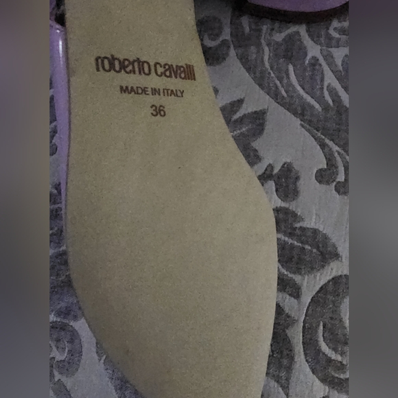 New Authentic Roberto Cavalli Slingback Shoes - Picture 10 of 12